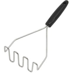Chef Craft Black/Silver Stainless Steel Masher