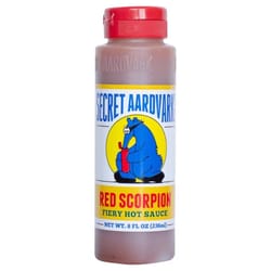 Secret Aardvark Red Scorpion Fiery Hot Sauce 8 oz