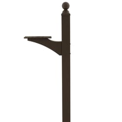 Architectural Mailboxes Landover 56.4 in. Powder Coated Bronze Aluminum/Steel Mailbox Post