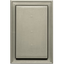 Builders Edge 12 in. H X 8 in. W X 1-1/2 in. L Prefinished Clay Vinyl Mounting Block