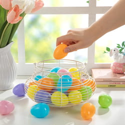 Glitzhome Easter Eggs Plastic 90 pk