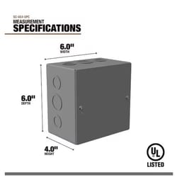 Southwire Square Steel Box Cover