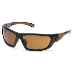 Carhartt Carbondale Full-Frame Safety Glasses Bronze Lens Black/Tan Frame 1 pc