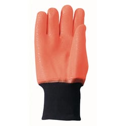 Wells Lamont Men's Hi-Viz Chemical Gloves Orange One Size Fits All 1 pk