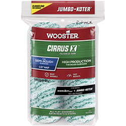 Wooster Jumbo-Koter Polyamide Fabric 1/2 in. Trim Roller Refill 2 pk