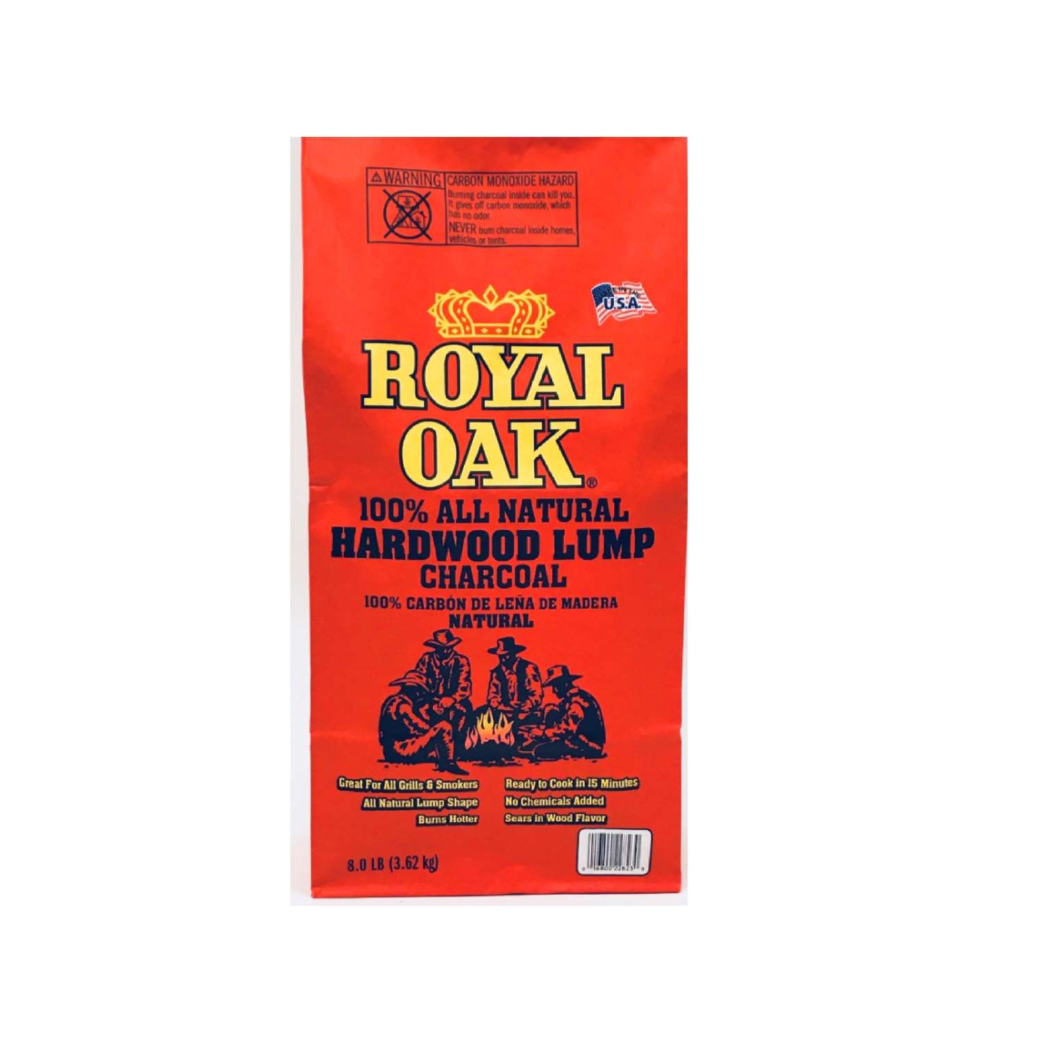 Royal Oak All Natural Hardwood Lump Charcoal 8 lb. Ace