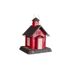 North States Village Wild Bird 5 lb Plastic Hopper Bird Feeder 4 ports