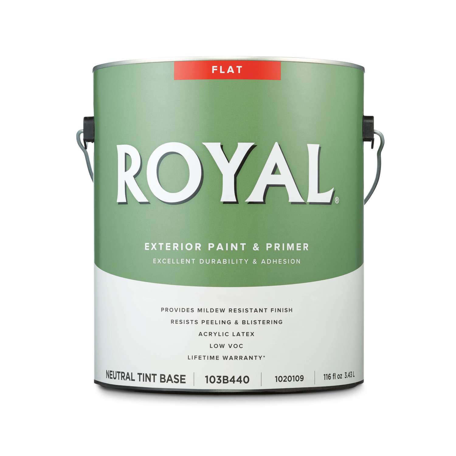 Royal Flat Tint Base Neutral Base Acrylic Latex Paint and Primer in One Outdoor 1 gal. Ace