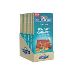 Ghirardelli Caramel/Milk Chocolate/Sea Salt Chocolate Bar 4.8 oz