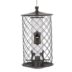 Birdscapes Wild Bird 3 lb Metal/Plastic Bird Feeder 4 ports