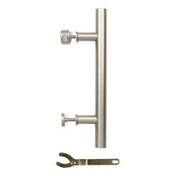 National Hardware Madison 31/32 in. D Satin Nickel Silver Steel Pull Handle 1 pc