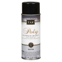 ZAR Ultra Satin Clear Oil-Based Polyurethane Fast Dry Wood Stain 11 oz