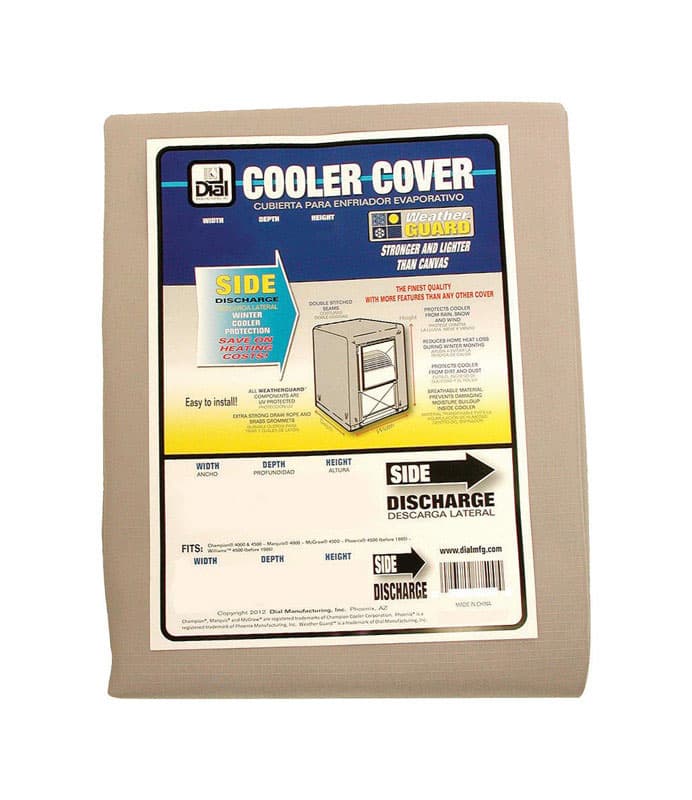 Dial 45 in. H X 40 in. W Gray Polyester Evaporative Cooler Cover Uae Electronic uaeelectronic.com