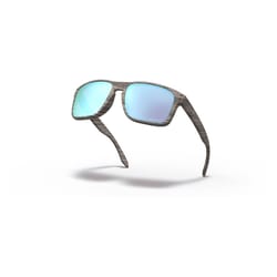 Oakley Holbrook Unisex Woodgrain Frame Blue Lens Sunglasses