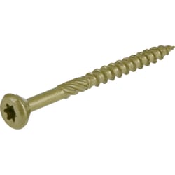 HILLMAN Power Pro No. 10 Ga. X 2-1/2 in. L Bronze Star Flat Head Exterior Deck Screws 1 lb 83 pk