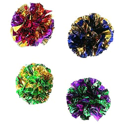 Spot Assorted Mylar Ball Cat Toy 1.5 in. 4 pk