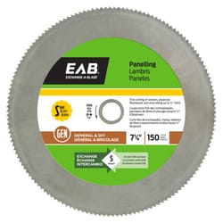 Exchange-A-Blade 7-1/4 in. D X 5/8 in. General Steel Finishing Saw Blade 150 teeth 1 pc