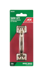 Ace 4 in. L Bright Steel Universal Sash Lift Handle 1 pk