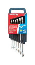 Crescent 12 Point SAE Combination Wrench Set 10.8 in. L 6 pk
