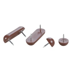 Ace Toilet Seat Bumpers Brown Plastic