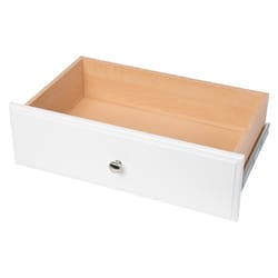Easy Track White Drawer 8 in. H X 24 in. W X 14 in. D