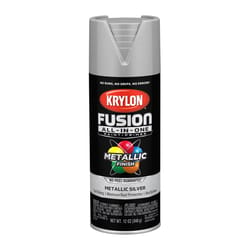 Krylon Fusion All-In-One Metallic Silver Paint+Primer Spray Paint 12 oz