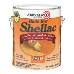 Zinsser Bulls Eye Gloss Amber Shellac-Based Shellac Finish and Sealer 1 gal