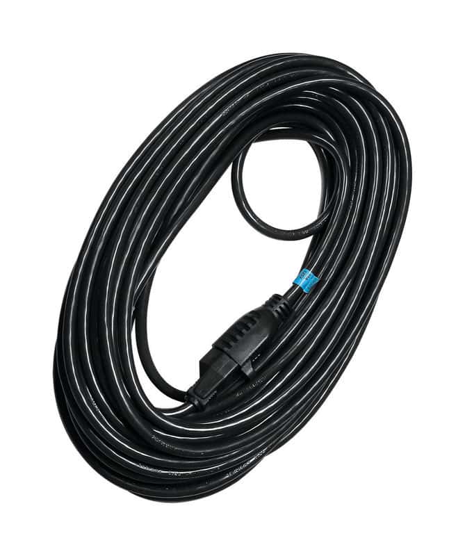 Ace Indoor and Outdoor 100 ft. L Black Extension Cord 16/3 SJTW