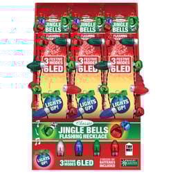 Magic Seasons Novelty Jingle Bell Classic Necklace Plastic 1 pk