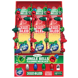 Magic Seasons Novelty Jingle Bell Classic Necklace Plastic 1 pk