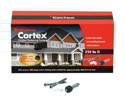 FastenMaster Cortex No. 20 X 2 in. L Torx Ttap Star Head Deck Screws and Plugs Kit 1 pk