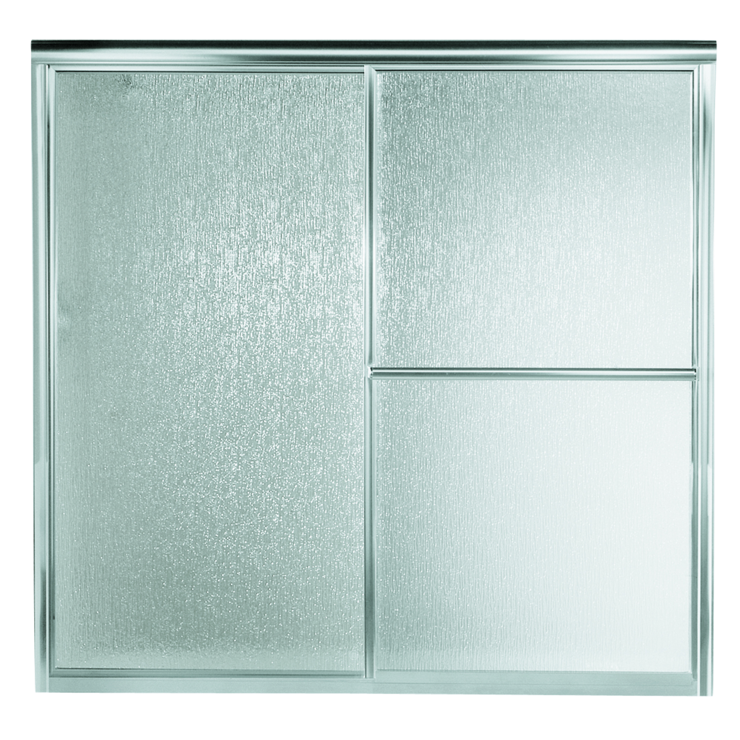 Photos - Shower Screen Sterling Deluxe 56.25 in. H X 59 in. W Silver Framed Tub Door 5906-59S 