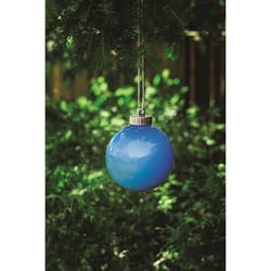 Xodus Innovations LED Blue Christmas Ornament 6.25 in. Hanging Decor