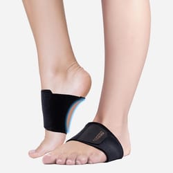 Copper Fit Health+ Black Basic Foot Compression Sleeve 1 box 2 ct
