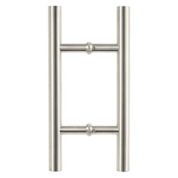 Brinks 12 in. L Satin Silver Stainless Steel Door Pull