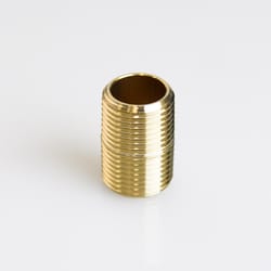 ATC 3/8 in. MPT Brass Close Nipple