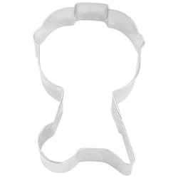 R&M International Corp 3 in. W X 4 in. L Grill Cookie Cutter Silver 1 pc