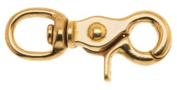 Campbell 1/2 in. D X 2-1/2 in. L Polished Bronze Trigger Snap 40 lb