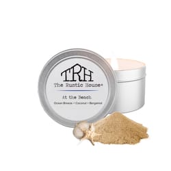 The Rustic House Silver At the Beach Scent Travel Candle