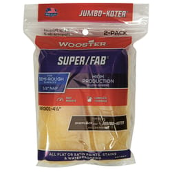 Wooster Super/Fab Fabric 4-1/2 in. W X 1/2 in. Mini Paint Roller Cover 2 pk