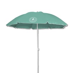 Caribbean Joe 72 in. Tiltable Mint Beach Umbrella