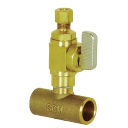 Sioux Chief Add-A-Line 7/8 in. Brass Compression Ball Valve Full Port Lever For Water