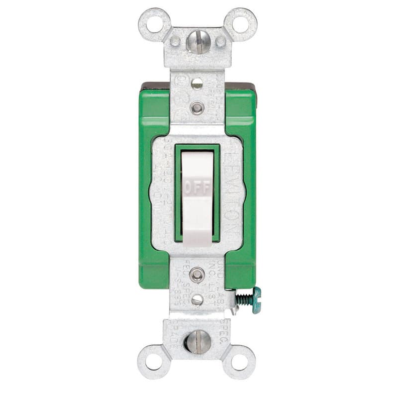 03032-2WS Leviton Industrial 30 amps Double Pole Toggle AC Q sku 03032-2WS