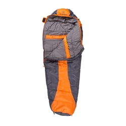 Stansport Gray/Orange Sleeping Bag 4 in. H X 34 in. W X 86 in. L 1 pk