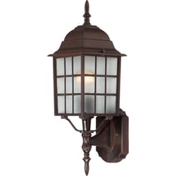 Nuvo Textured Bronze Switch Incandescent Lantern Fixture