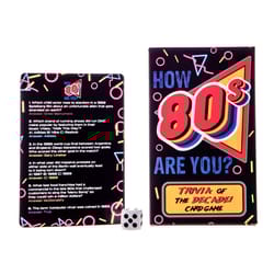 Scobie Boxer Gifts 80s Trivia Card Game Multicolored