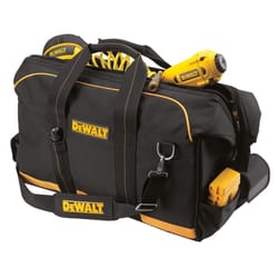 DeWalt 4.5 in. W X 21.25 in. H Polyester Tool Bag 11 pocket Black/Yellow 1 pc