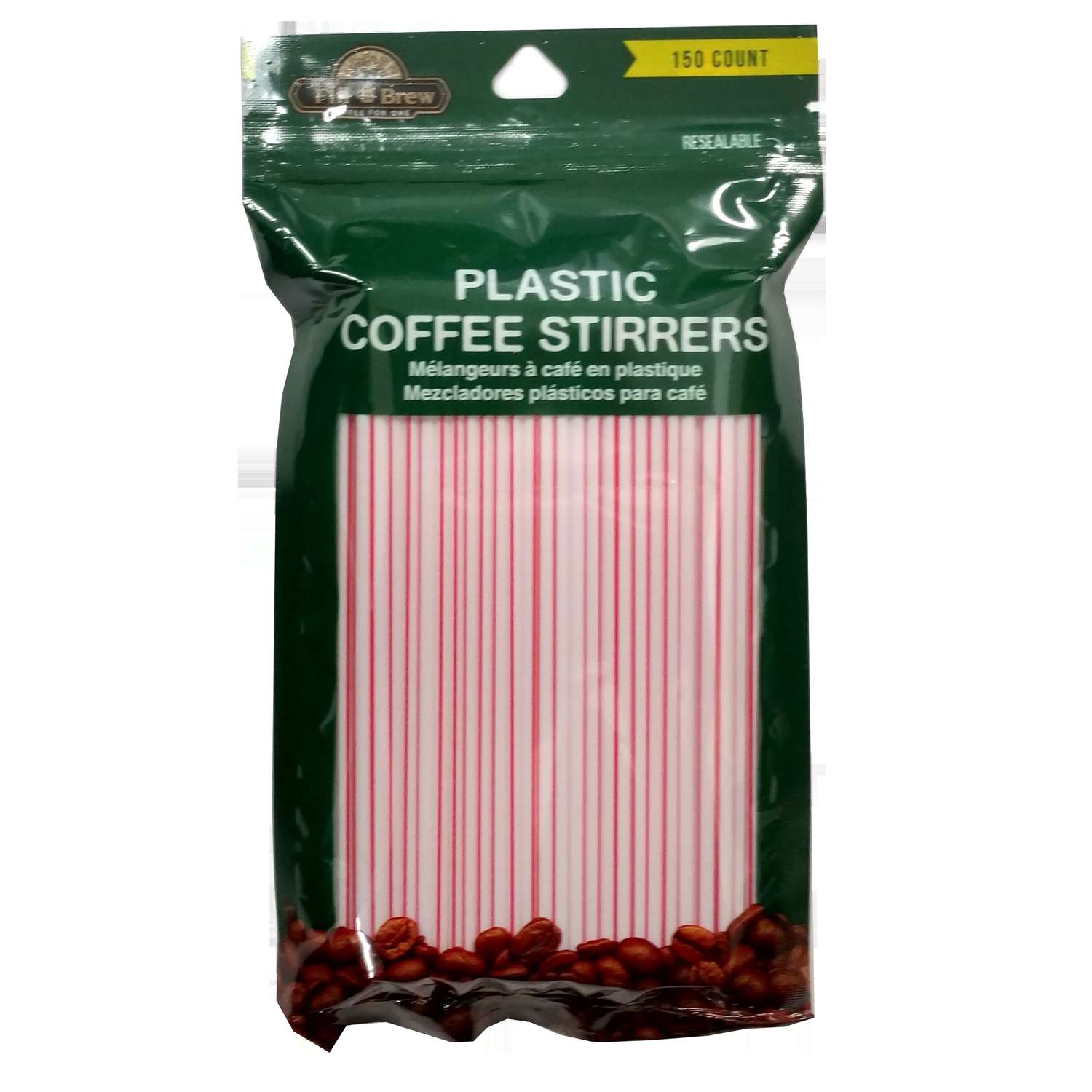 Fill 'n Brew Red Plastic Coffee Stirrers Ace Hardware