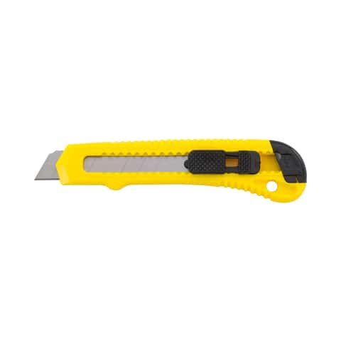 Stanley 6 in. Retractable Snap Knife Black/Yellow 1 pk - Ace Hardware