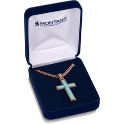 Montana Silversmiths Men's Cross Copper Necklace Water Resistant